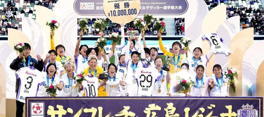 Sanfrecce Hiroshima Regina vence o INAC Kobe Leonessa e conquista pela primeira vez a Copa da Imperatriz